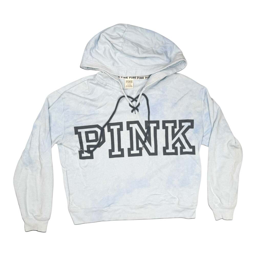 Victoria's Secret PINK Lace-Up Tie-Dye Hoodie Size M